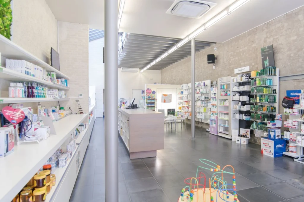 Inside Apotheek Meulemeester on the Nieuwpoortsesteenweg in Ostend